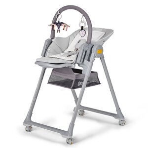 KINDERKRAFT SELECT Židlička jídelní Lastree Grey, Premium