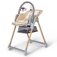 KINDERKRAFT SELECT Židlička jídelní Lastree Wood, Premium